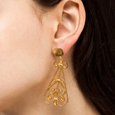 Boucles d'oreilles formes arrondies Beyrouth I Triangle ou Ovale